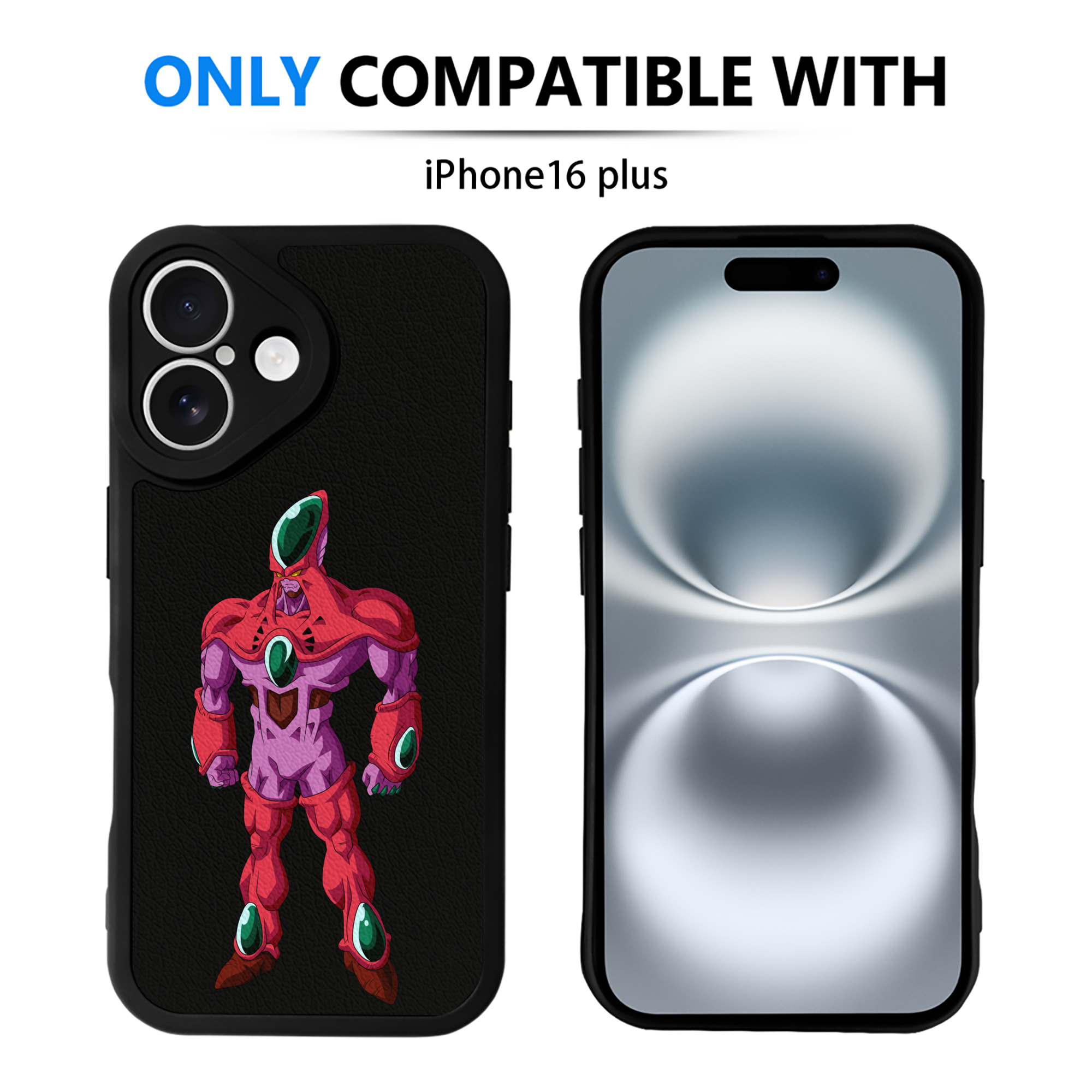 （画像用） ドラゴンボール DRAGON BALL 【iPhone 16シリーズ対応】シリコンスマホケース（レザー調） 材質：シリコン